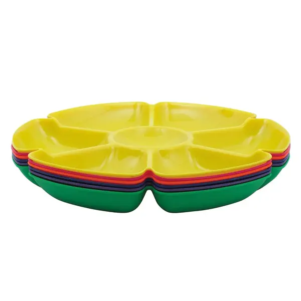 Tavi mari pentru sortare in forma de floare, 6 buc., Tickit