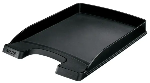 Tavita de birou neagra polistiren A4 Leitz Slim Tavita de birou neagra polistiren A4 Leitz Slim