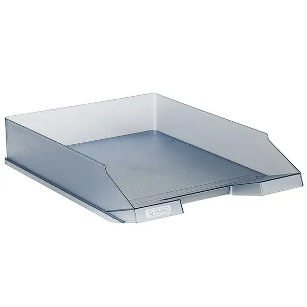 Tavita de birou plastic A4 Herlitz diverse culori Tavita de birou plastic A4 Herlitz diverse culori gri