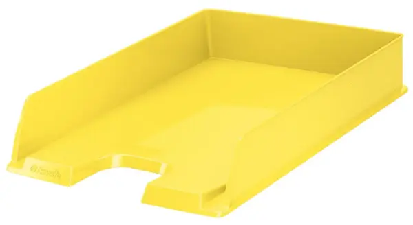 Tavita de birou polistiren A4 Esselte diverse culori Tavita de birou polistiren A4 Esselte diverse culori galben