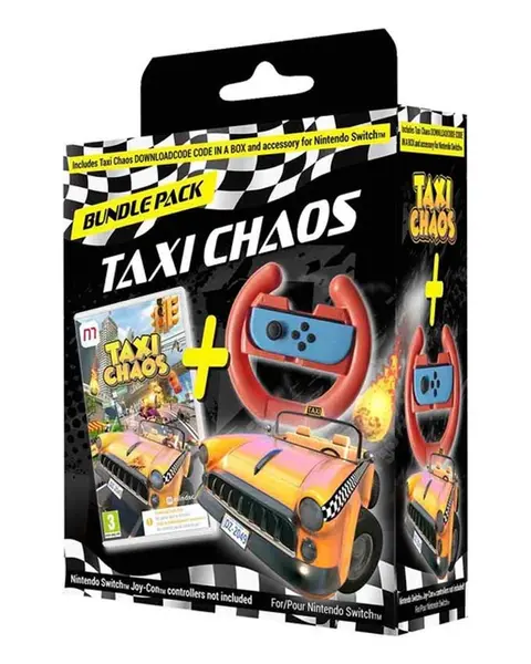 Taxi Chaos Steering Wheel Bundle (code In A Box) NSW