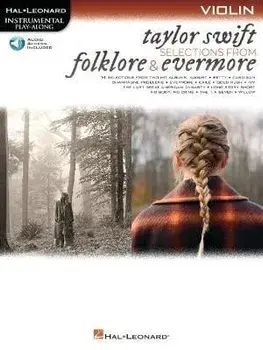 Taylor Swift - Selections from Folklore & Evermore. Violin Play-Along Book with Online Audio/***