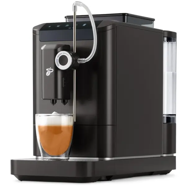 Tchibo Espressor automat Tchibo Esperto 2 Milk 398130, 1250 W, 3 nivele de intensitate a cafelei, functie Doppio, 19 bar, rezervor apa 1.4 l, Negru