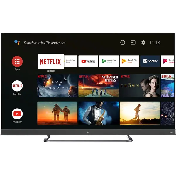 TCL Televizor LED Smart Android TCL 55EC780, 139 cm, 4K Ultra HD, Clasa A+, Negru