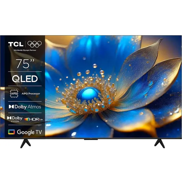 TCL Televizor QLED Smart TV, TCL 75P79K, 75 inch, 4K Ultra HD, Wi-Fi, HDR10+, Dolby Vision, 60Hz, Negru
