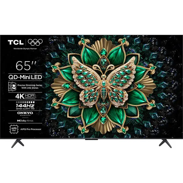 TCL Televizor QLED TCL 65 65C6K, Ultra HD 4K, Smart TV, WiFi, CI+