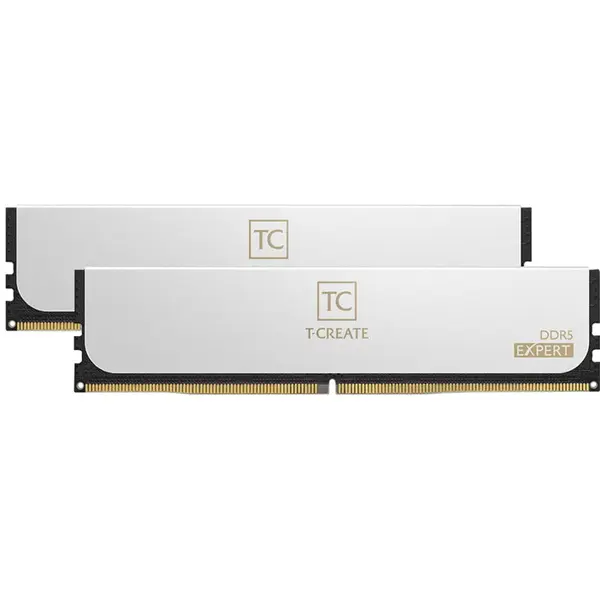 Teamgroup Kit dual memorie RAM Team Group T-CREATE EXPERT, Capacitate 32GB DDR5 (2x 16 GB), Frecventa 6000, CL - 30, Alb