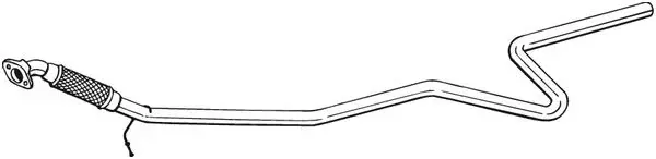 Teava esapament Mijloc (x2130mm) potrivit FORD FIESTA VI 1.25 1.4 1.4LPG 06.08-
