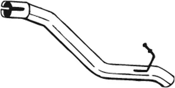 Teava esapament Spate potrivit VOLVO S40 II, V50 1.6 01.05-12.12