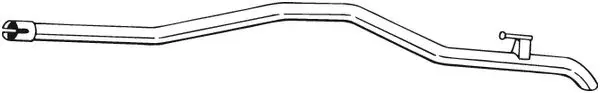 Teava evacuare spate MERCEDES SPRINTER 3,5-T (906), SPRINTER 3-T (906), SPRINTER 4,6-T (906), SPRINTER 5-T (906); VW CRAFTER 30-35, CRAFTER 30-50 2.0D-3.0D dupa 2006