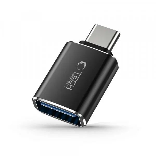 Tech-Protect Adaptor OTG USB-C - USB-A Tech-Protect Ultraboost, Negru