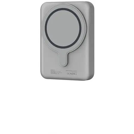 Tech-Protect Baterie externa magnetica TECH-PROTECT LifeMag PB11 10000 mAh, compatibila MagSafe, 15W, Cablu USB-C, Titanium