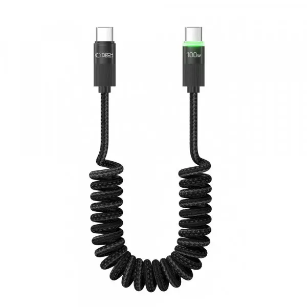 Tech-Protect Cablu Date si Incarcare USB-C - USB-C Tech-Protect UB20T Ultraboost, 100W, 1.8m, Negru