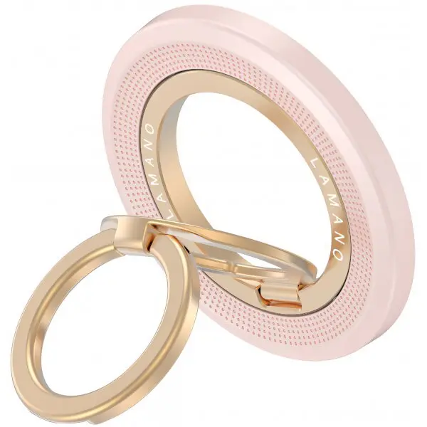 Tech-Protect Suport Inel Tech-Protect MMR700 Lamano, Universal, Roz Auriu