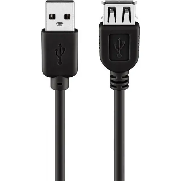 TECHLY Cablu adaptor, Techly, USB 2.0, 30 cm, Negru