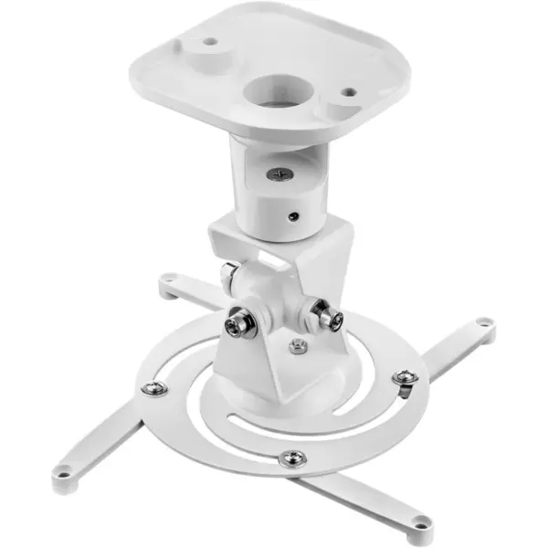 TECHLY Suport de tavan pentru videoproiector, reglabil, extensie 28 cm, capacitate sustinere 10KG, Alb, Techly, ICA-PM 100WH
