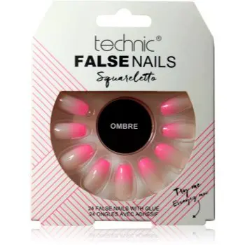 Technic Cosmetics False Nails Squareletto unghii artificiale