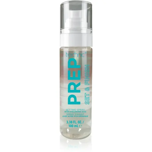 Technic Cosmetics Prep Set & Finish spray pentru fixare cu efect de hidratare 100 ml