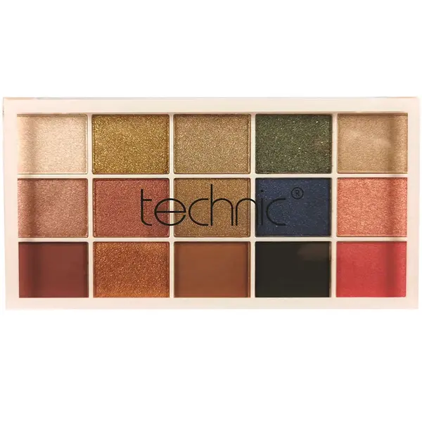 Technic Pressed Pigment 15 Color Eyeshadow Palette 30g - Goddess