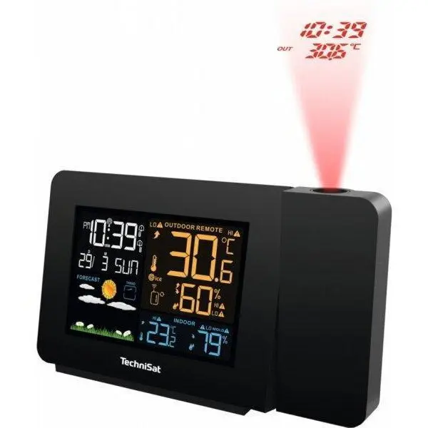 TechniSat Statie meteo TechniSat Imeteo P1, wireless, prognoza meteo, proiectie ora si temperatura