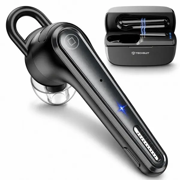 techsuit Casti Handsfree Bluetooth Techsuit Voicera CB3, A2DP, Negru