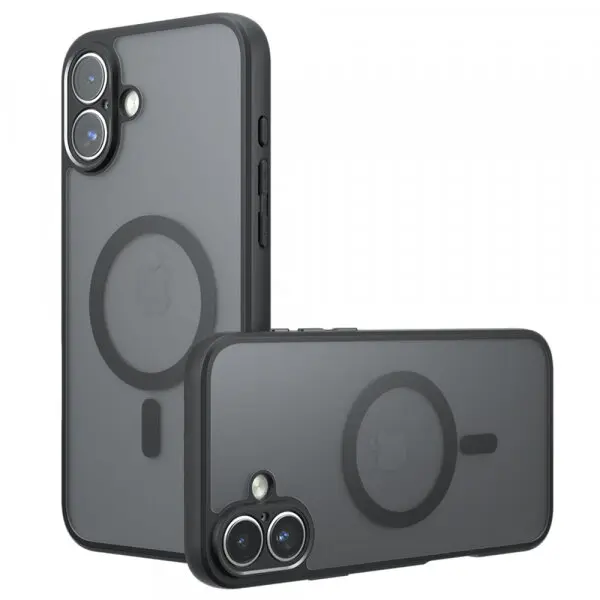 techsuit Husa MagSafe pentru Apple iPhone 16, Techsuit, PureFrost, Neagra