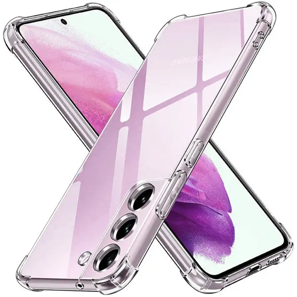 techsuit Husa pentru Samsung Galaxy S21 FE 5G, Techsuit Shockproof Clear Silicone, Clear