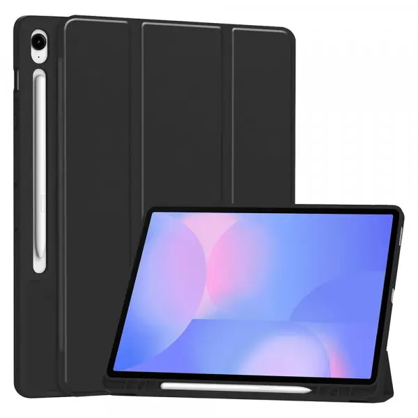 techsuit Husa pentru Samsung Galaxy Tab S10 FE+, Techsuit, Flex Trifold, Neagra