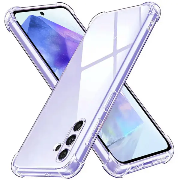 techsuit Husa Samsung Galaxy A55 5G Techsuit Shockproof Clear Silicone, transparenta