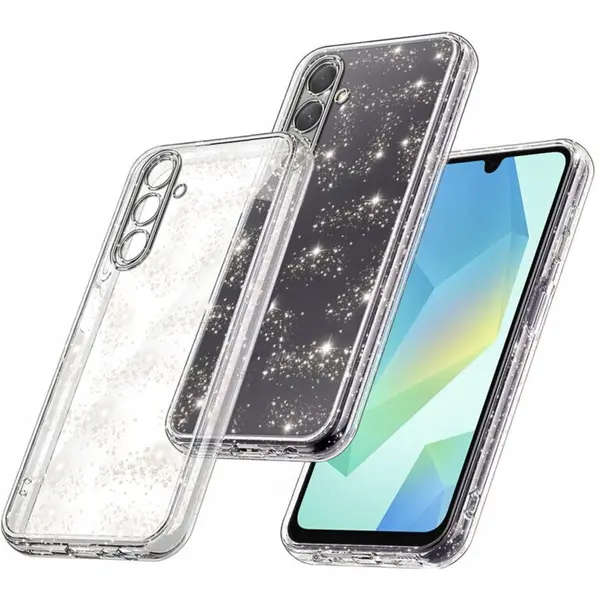 techsuit Husa sclipici Samsung Galaxy A16 Techsuit SparkleSkin, transparenta