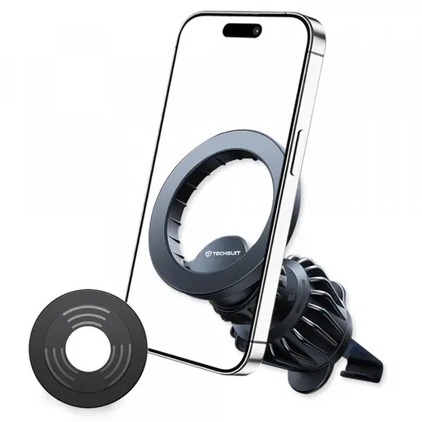 techsuit Suport Auto Magnetic Techsuit S1, Universal, Negru