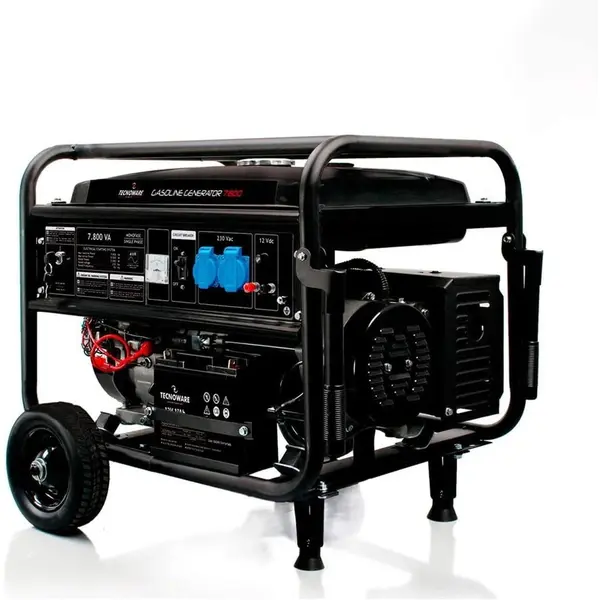 TECNOWARE Generator electric monofazat pe benzina, TECNOWARE FGE7800E, rezervor 25 L, 5500 W, 7800 VA, AVR