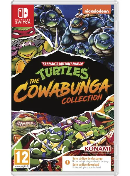 Teenage Mutant Ninja Turtles The Cowabunga Collection Code In Box PC|PlayStation 5|Xbox Series S/X|Nintendo Switch|Xbox One|PlayStation 4