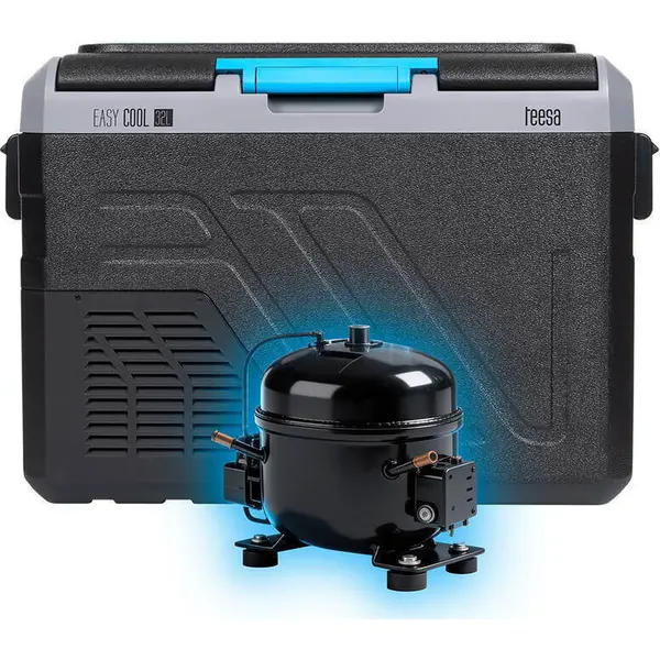 TEESA Lada frigorifica cu compresor TEESA TSA6000, 32 litri, congelare alimentare, 12V 230V, Negru