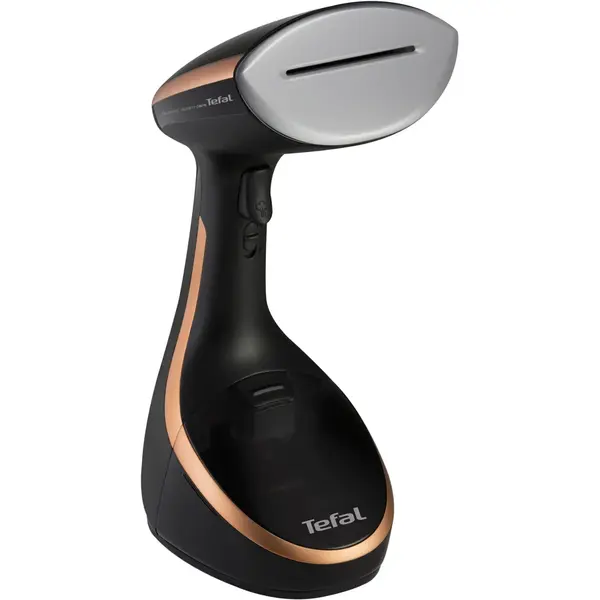 Tefal Aparat de calcat cu aburi Tefal Access Steam Care DT9100E0, 1600 W, 30 g/min, Talpa invelis ceramic, 3 functii, Negru/Maro