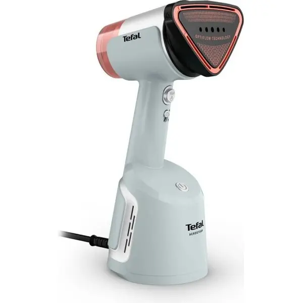 Tefal Aparat de calcat cu aburi Tefal AeroSteam DT9814F0, 1400W, Timp incalzire 30 sec, Rezervor apa 100ml, Oprire automata, Verde