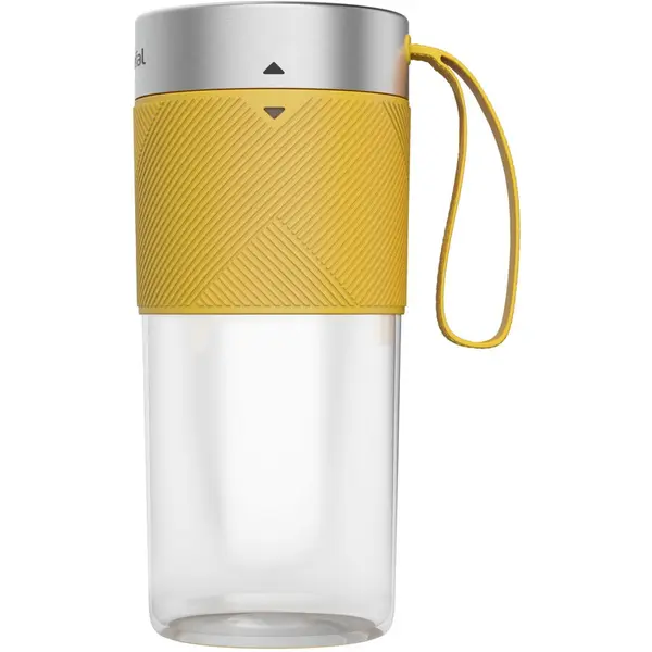 Tefal Blender portabil Tefal Lightmix BL1C0230, 300 ml, 2 lame, 20.000 rpm, acumulator 1200 mAh, pana la 11 cicluri pe incarcare, rezultate in 40 secunde, greutate 510g, cablu incarcare inclus, Galben