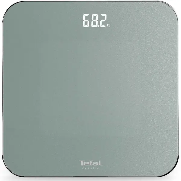 Tefal Cantar de baie TEFAL Premiss PP1903V0, capacitate 160 kg, pornire/oprire automata, platforma sticla securizata, argintiu