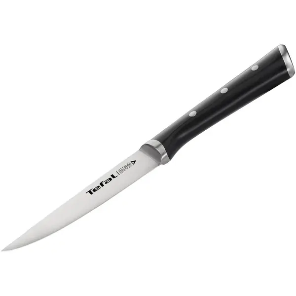 Tefal Cutit universal Tefal Ingenio Ice Force, 11 cm, lama otel inoxidabil, Negru
