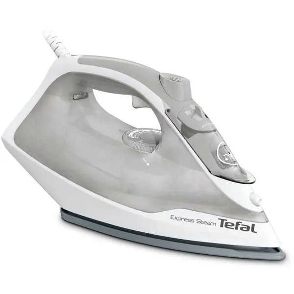 Tefal Fier de calcat Tefal Express FV2863E1, 2500 W, Talpa Ceramica, Alb
