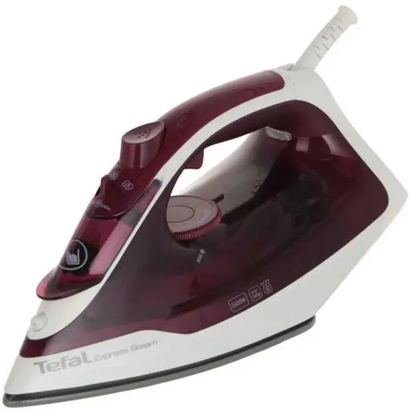 Tefal Fier de calcat Tefal Express Steam FV2835E0, 2400W, Jet de abur 160 g/min, abur variabil 0-35 g/min, 270 ml, violet