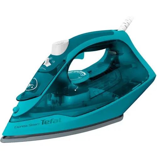 Tefal Fier de calcat Tefal Express Steam FV2867E0, 2500 W, 270 ml, Turcoaz