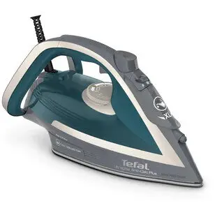 Tefal Fier de Calcat Tefal FV6842E0, 2800W,Iiesire abur 50g/min, Rezervor apa 270ml, Albastru