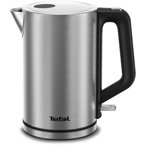 Tefal Fierbator Tefal Bronx KI513D10, inox, 1.7 L, 2200 W, filtru anticalcar detasabil, temperatura ajustabila, Argintiu