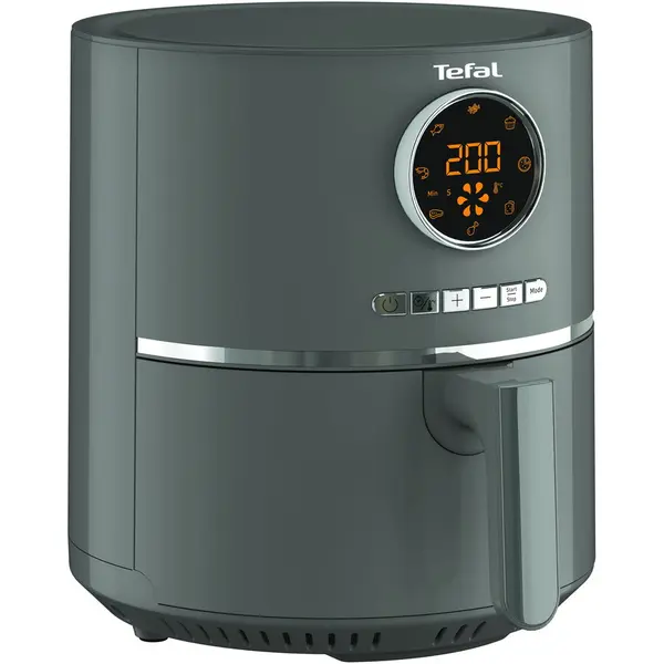 Tefal Friteuza cu aer cald Tefal Ultra Fry Digital EY111B15, 1630 W, 8 programe, capacitate 4.2L, temperatura ajustabila, timer 60 minute, Gri