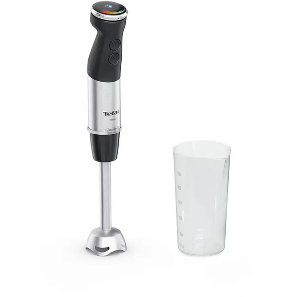Tefal Mixer vertical TEFAL Quickchef+ HB671830, 0.8l, 1000W, 20 trepte viteza, Negru-Argintiu