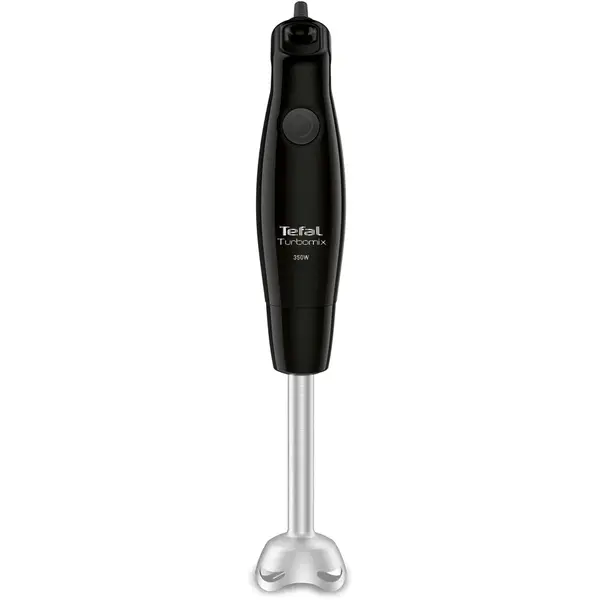 Tefal Mixer vertical Turbomix Tefal HB121838, 350W, Lame rezistente Zelkrom, functii inteligente de protectie, negru