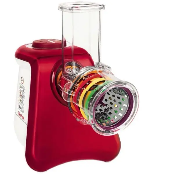 Tefal Razatoare Tefal Fresh Express Max MB813538, 260 W, 2 viteze, Rosu/Alb