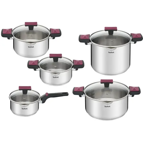 Tefal Set 10 piese Tefal Cook & Clip G723SA74