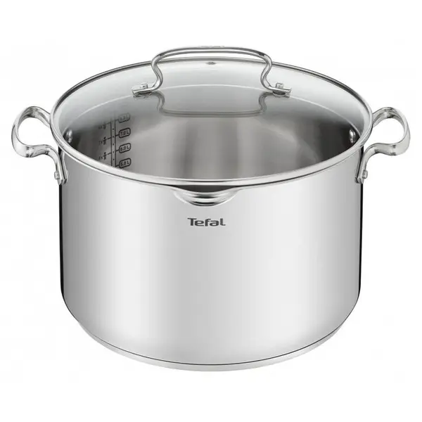 Tefal Tefal G7196455 DUETTO+ oala cu capac, 28cm, Argintiu